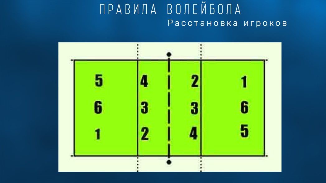 расстановка игроков в волейболе