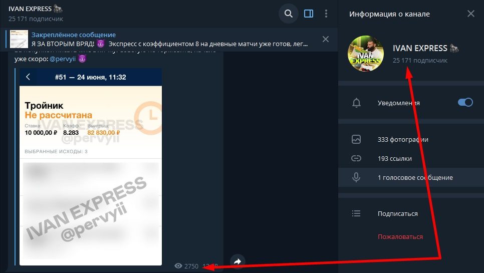 Телеграм канал Иван Экспресс