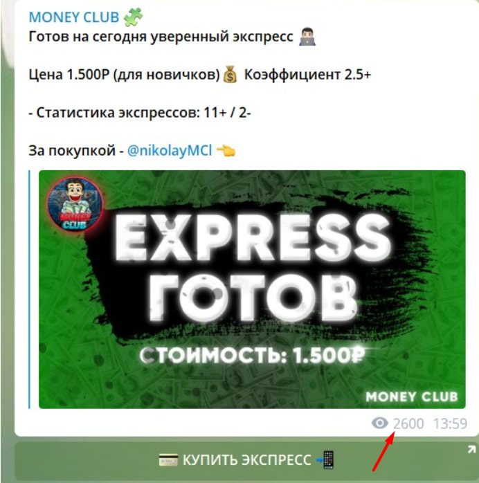 Описание Телеграмм канала Money Club