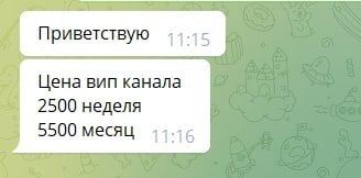 Платные услуги на канале Alexander Korolev Телеграмм