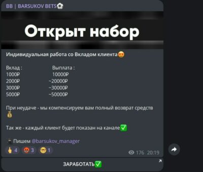 Barsukov Manager индивидуальная работа