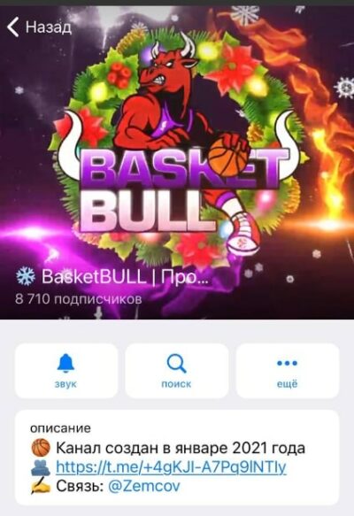 Телеграмм BasketBULL