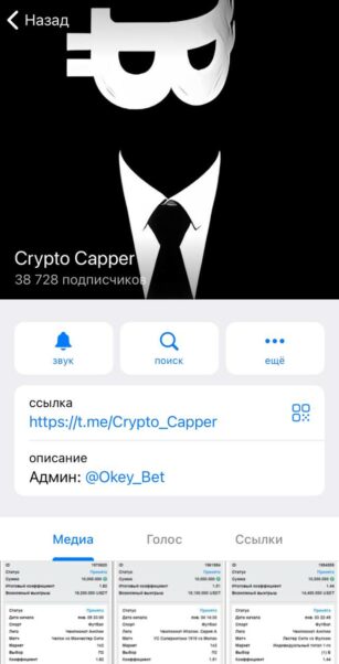 Телеграмм Crypto Capper