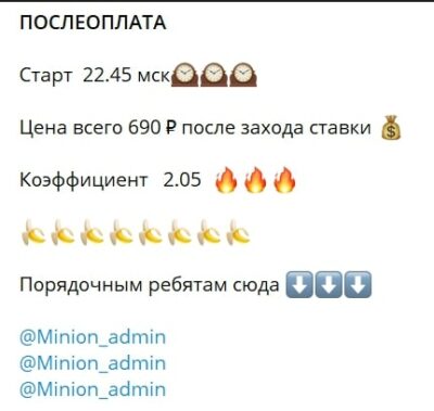 Minion Bet платные прогнозы