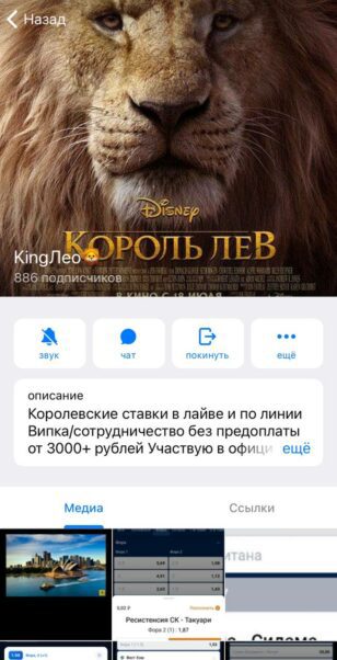 KING LEO телеграмм