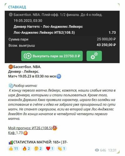 СТАВКАЕД бесплатные прогнозы