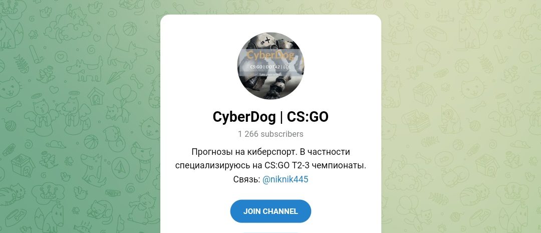 Cyberdog телеграм