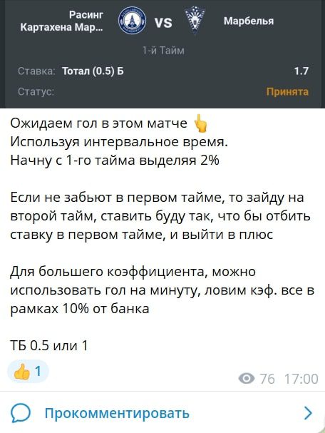 NOVIKBET телеграм пост прогноз