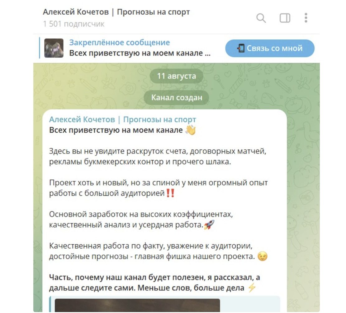 Алексей Кочетов телеграм пост